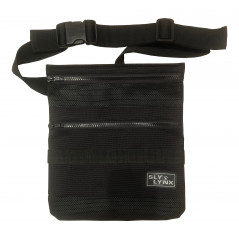 Mesh Finds Pouch, Belt Bag for Beach Metal Detecting. Black 